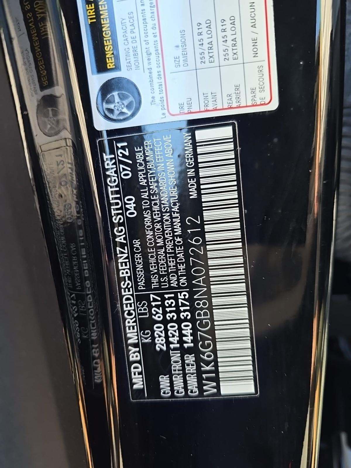 2022 Mercedes-Benz S-Class S 580 AWD