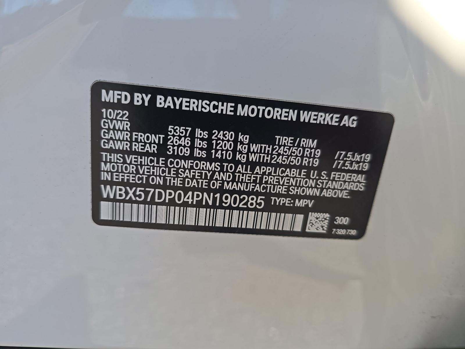 2023 BMW X3 xDrive30i AWD