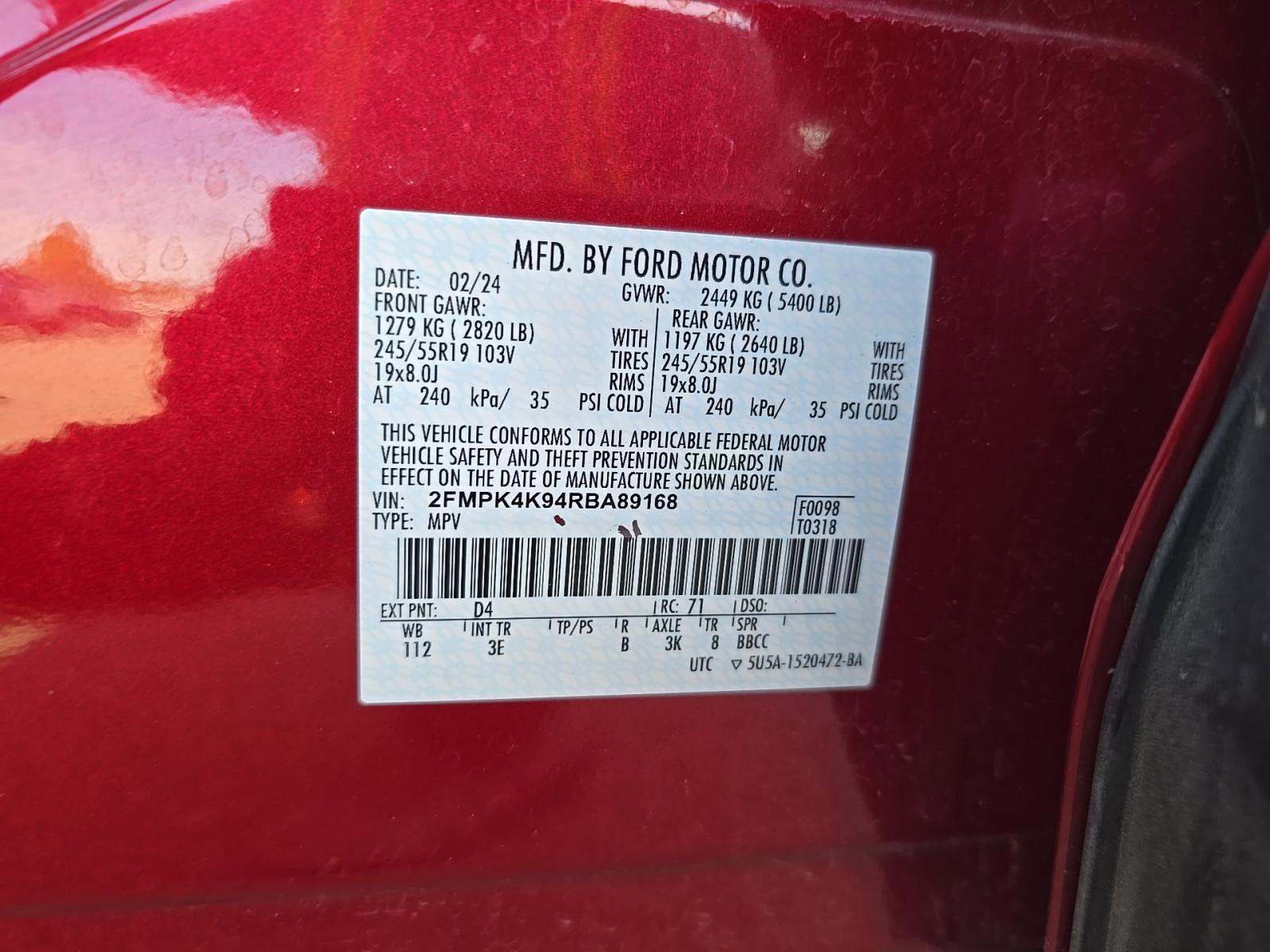 2024 Ford Edge Titanium AWD