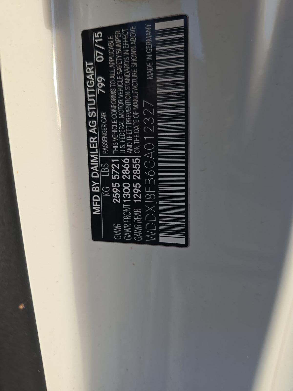 2016 Mercedes-Benz S-Class S 550 AWD