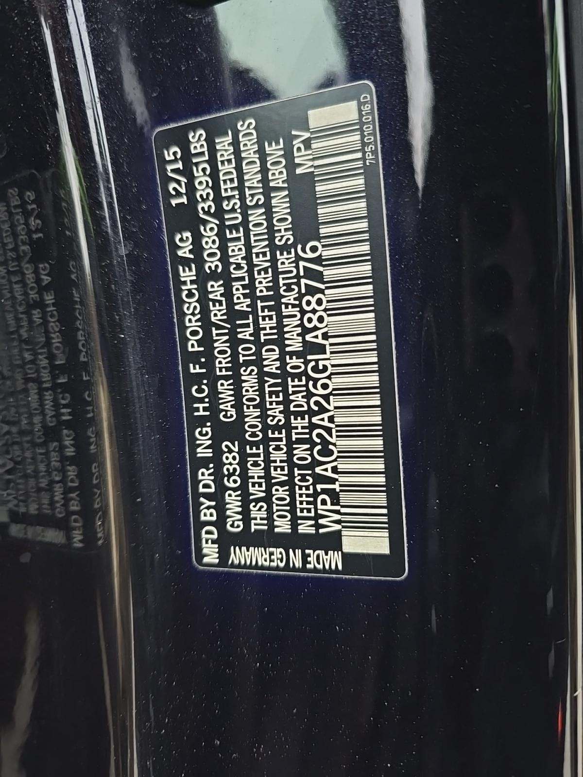 2016 Porsche Cayenne Turbo AWD