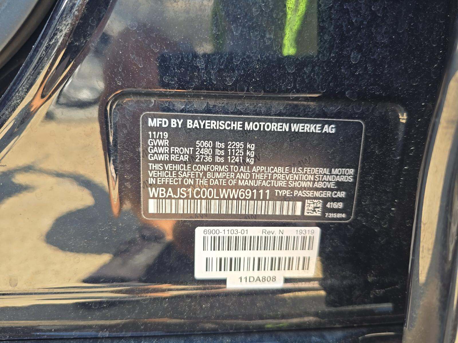 2020 BMW 5 Series 540i RWD