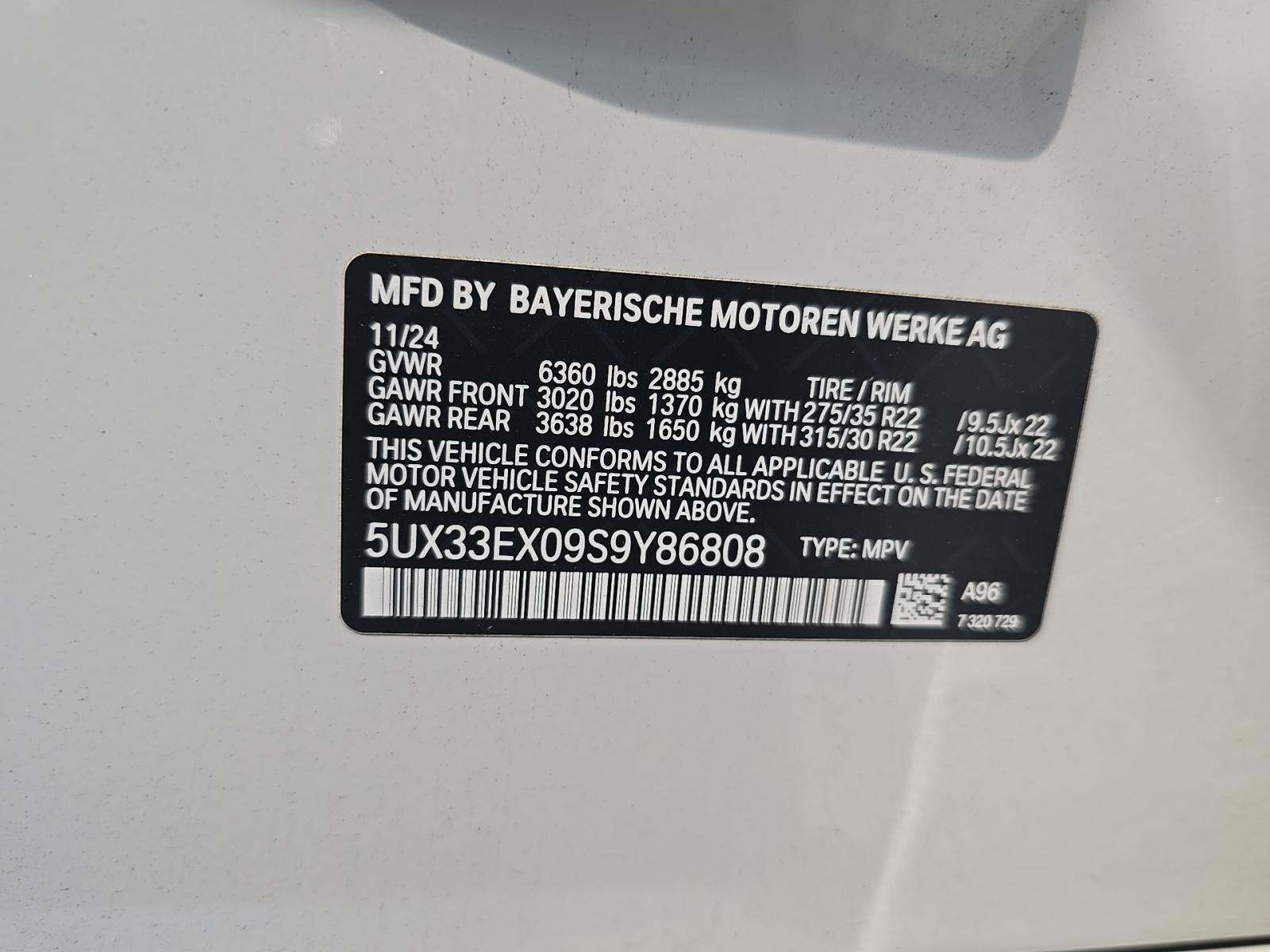 2025 BMW X6 xDrive40i AWD