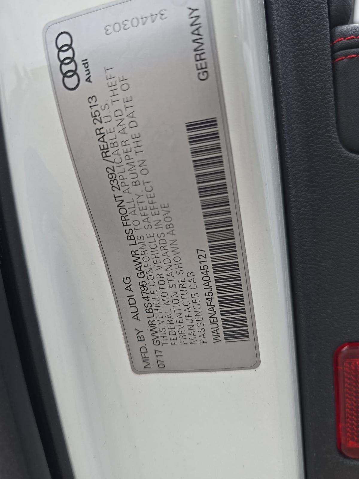 2018 Audi A4 Premium Plus AWD
