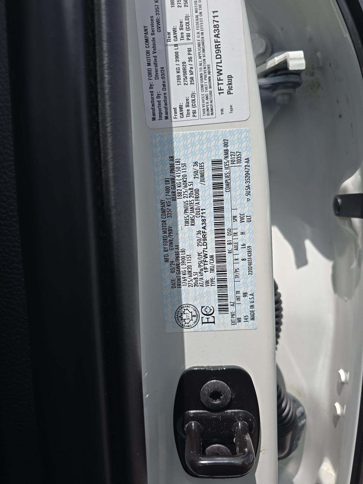 2024 Ford F-150 Hybrid Platinum AWD