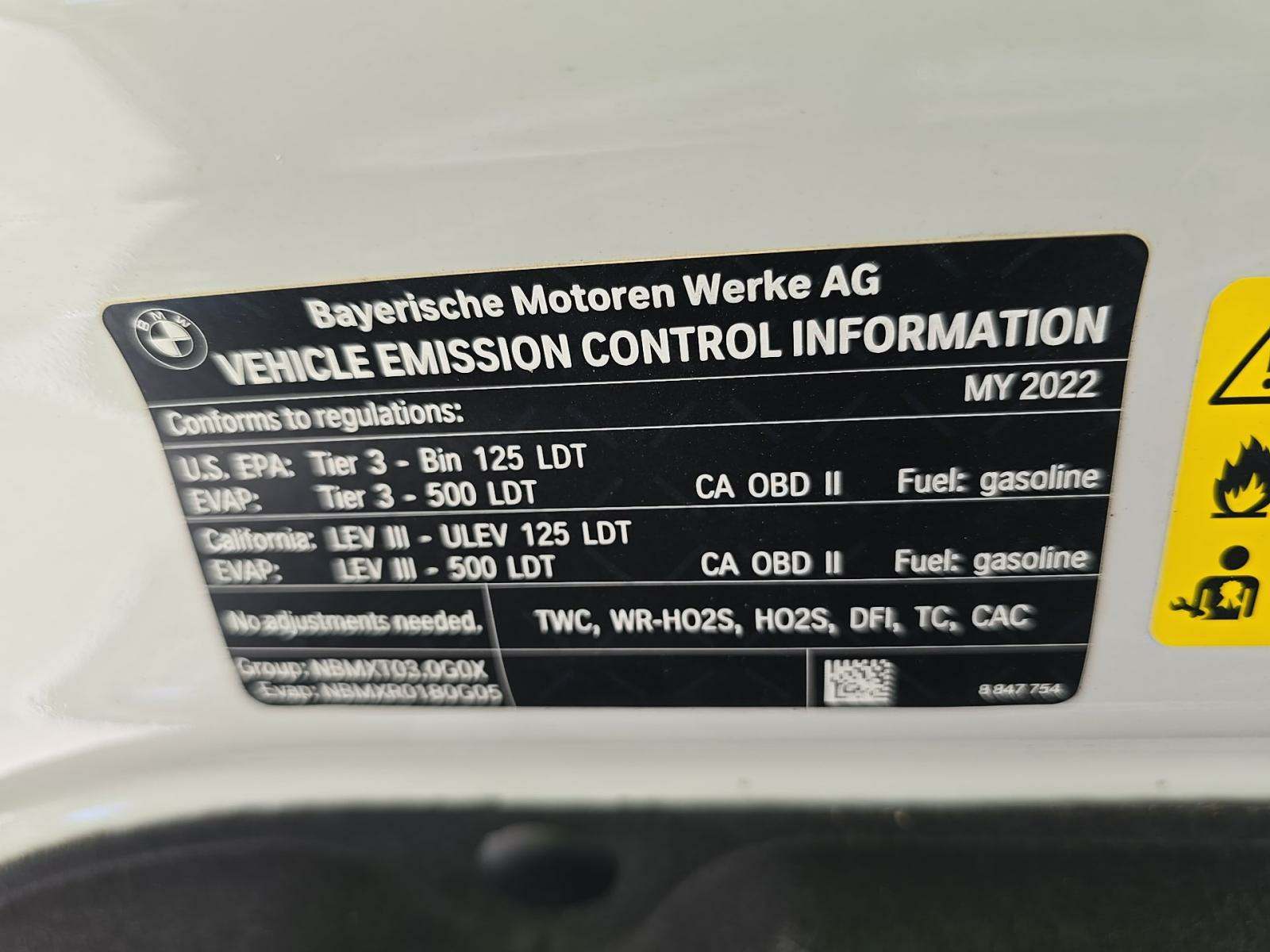 2022 BMW X5 xDrive40i AWD