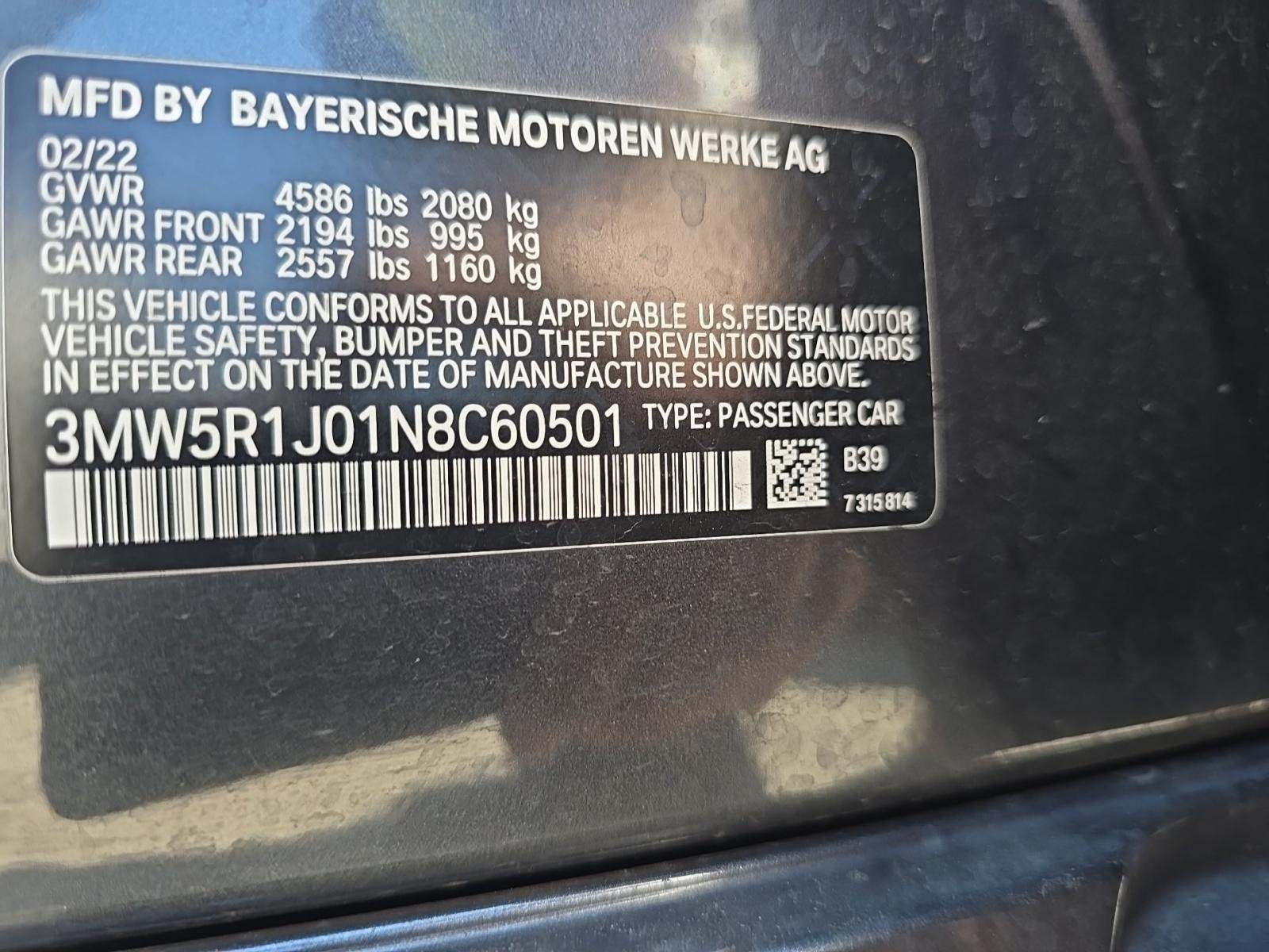 2022 BMW 3 Series 330i RWD