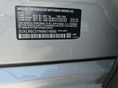 2022 BMW X5 xDrive40i AWD
