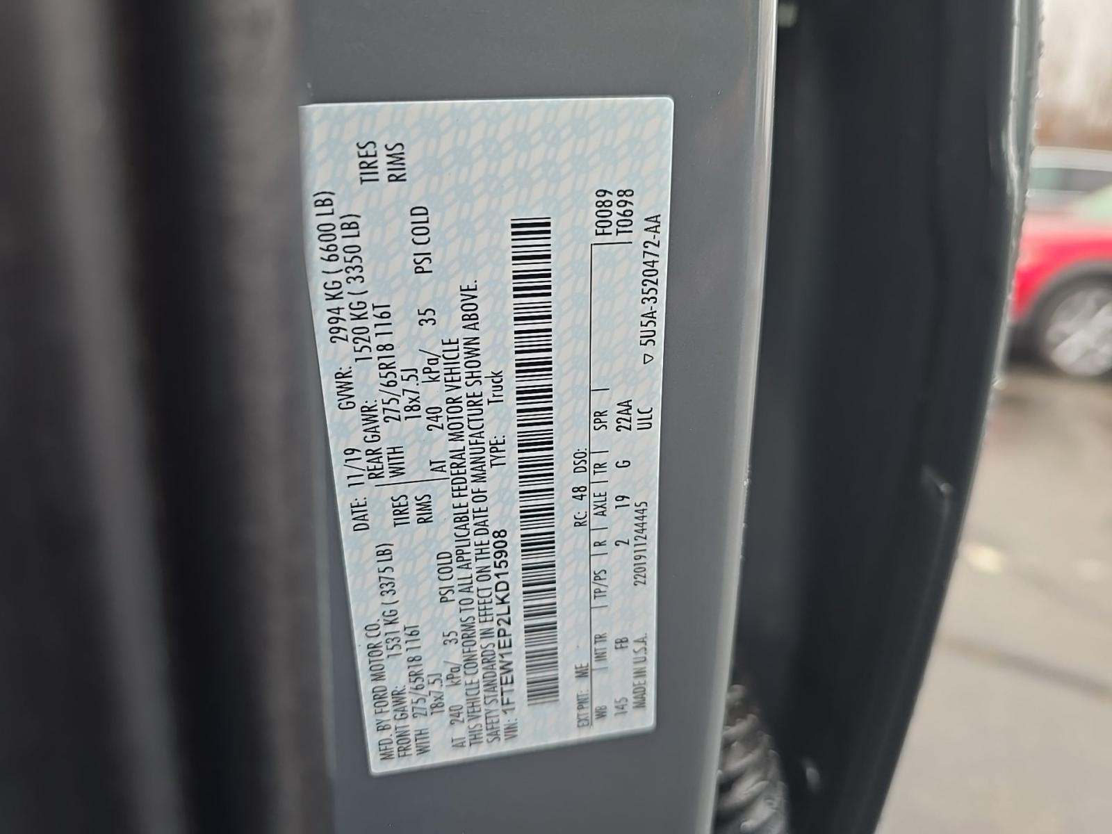 2020 Ford F-150 XLT AWD