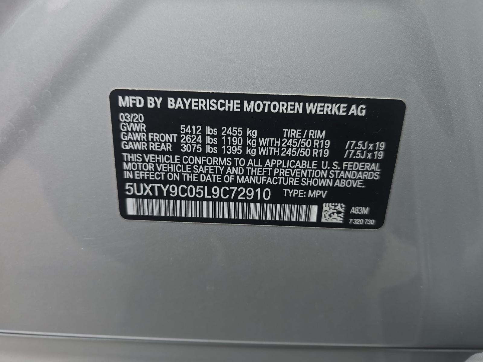 2020 BMW X3 M40i AWD