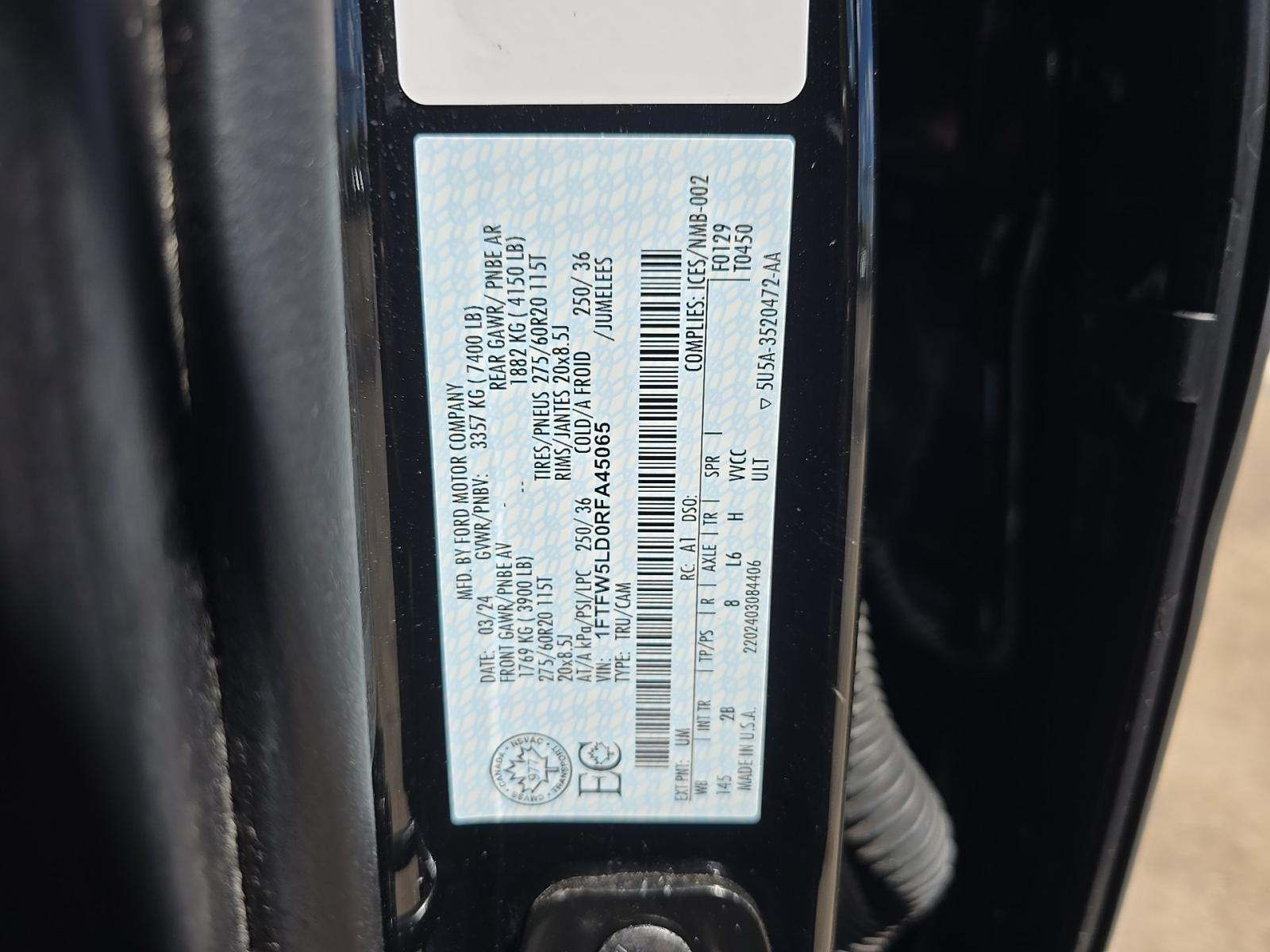 2024 Ford F-150 Hybrid Lariat AWD