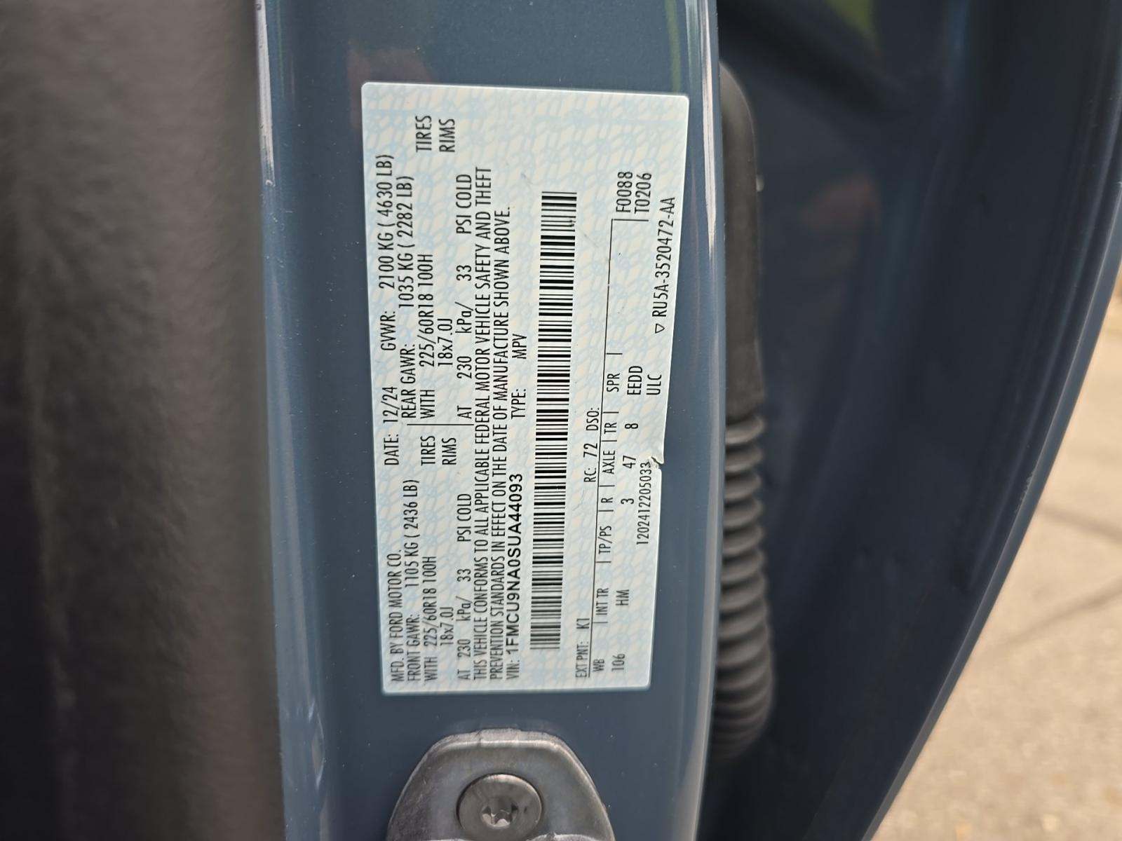 2025 Ford Escape ST-Line Select AWD