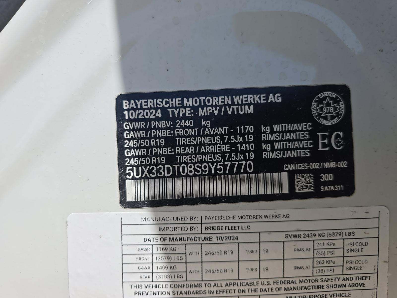 2025 BMW X4 xDrive30i AWD