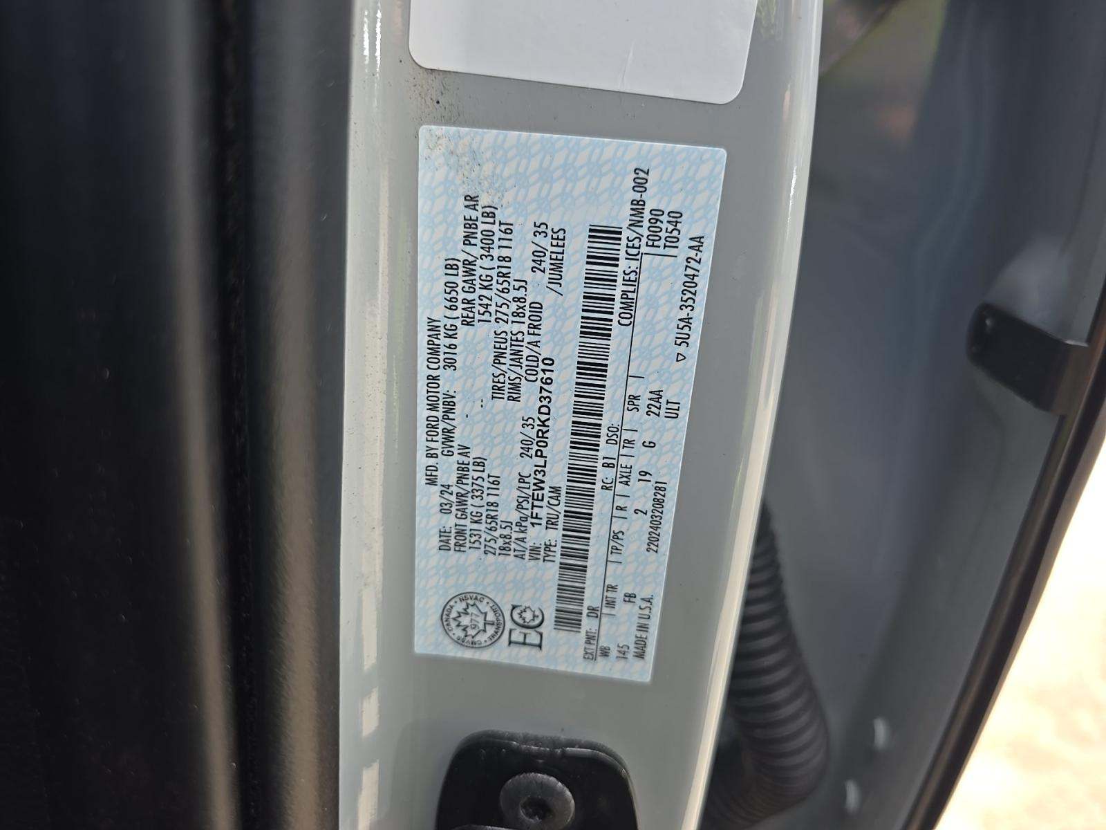 2024 Ford F-150 XLT AWD