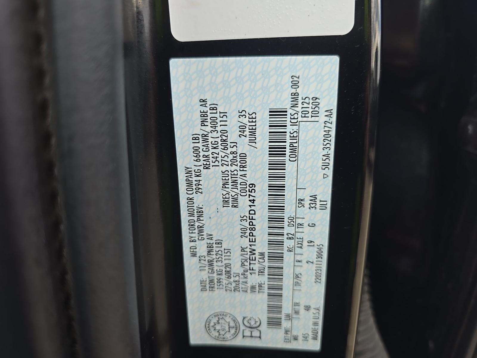2023 Ford F-150 XLT AWD