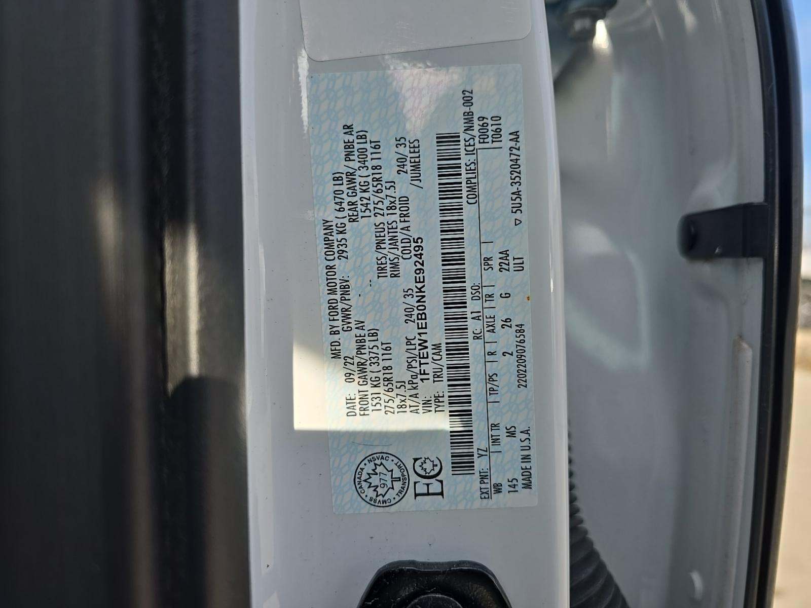 2022 Ford F-150 XLT AWD