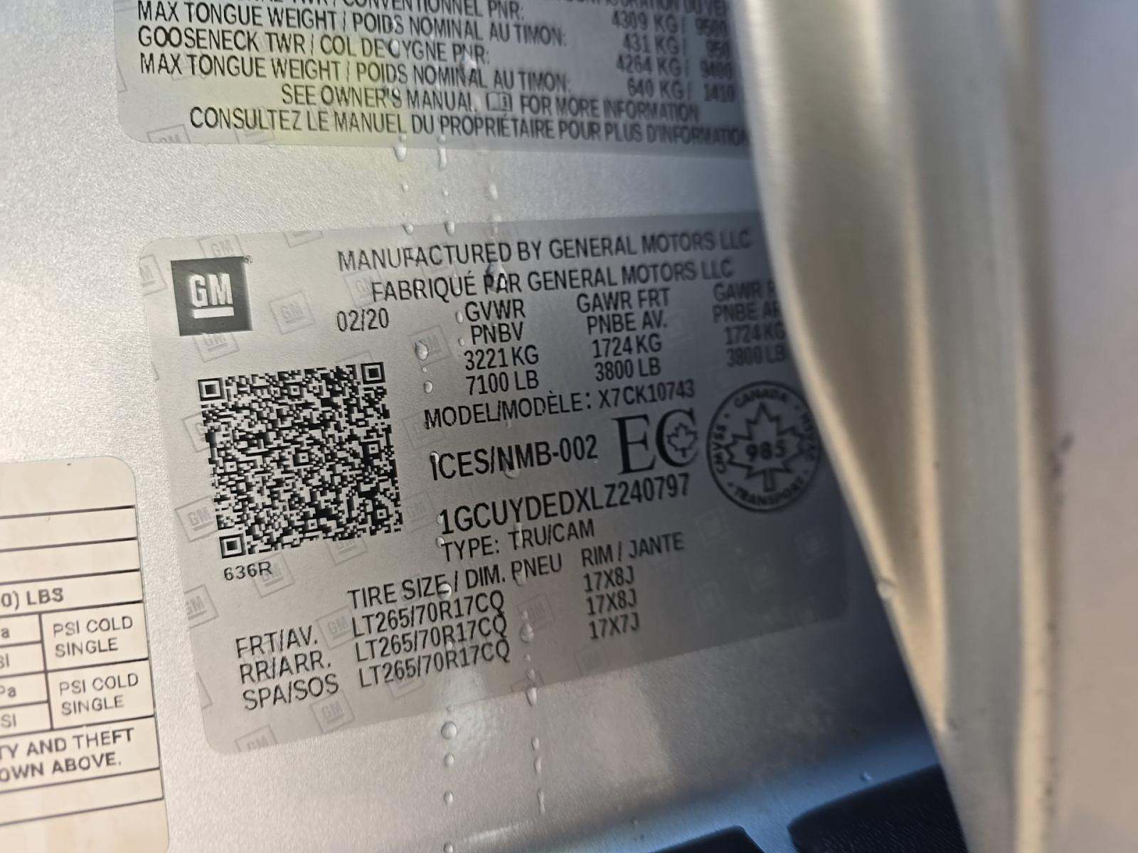 2020 Chevrolet Silverado 1500 LT AWD