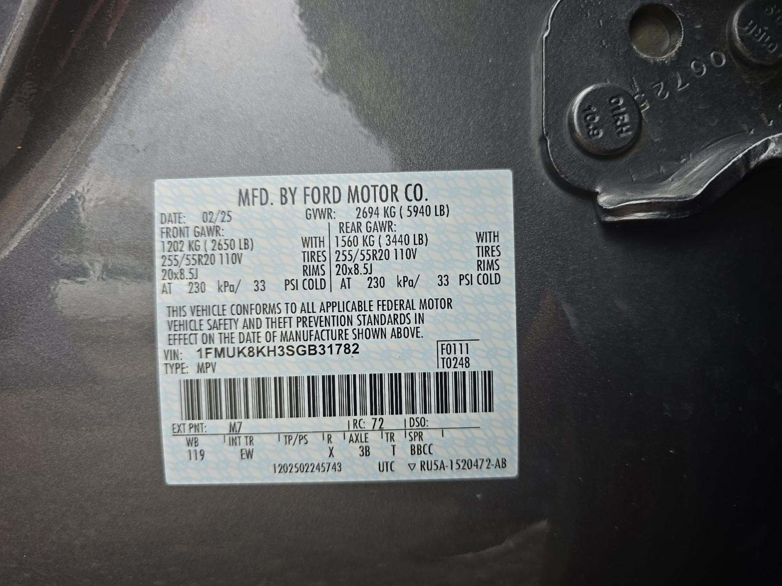 2025 Ford Explorer ST-Line AWD