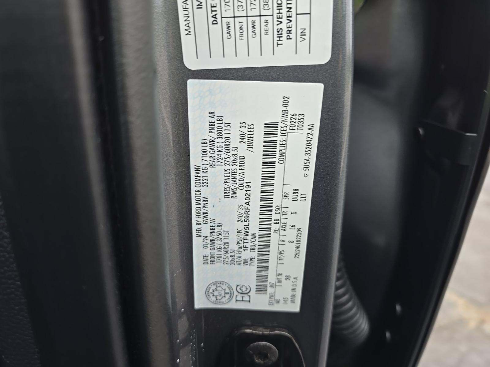2024 Ford F-150 Lariat AWD