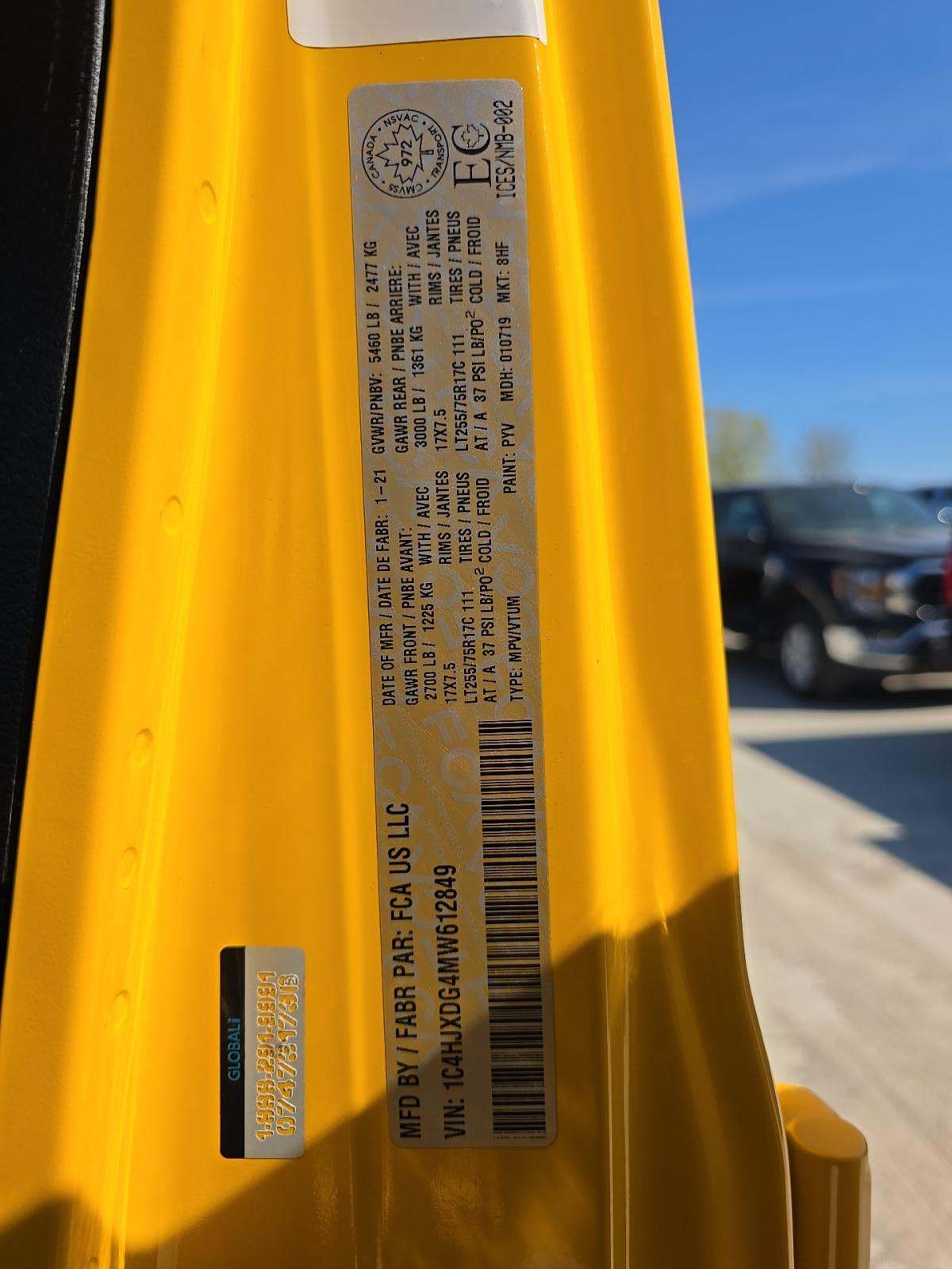 2021 Jeep Wrangler Unlimited Willys Edition AWD