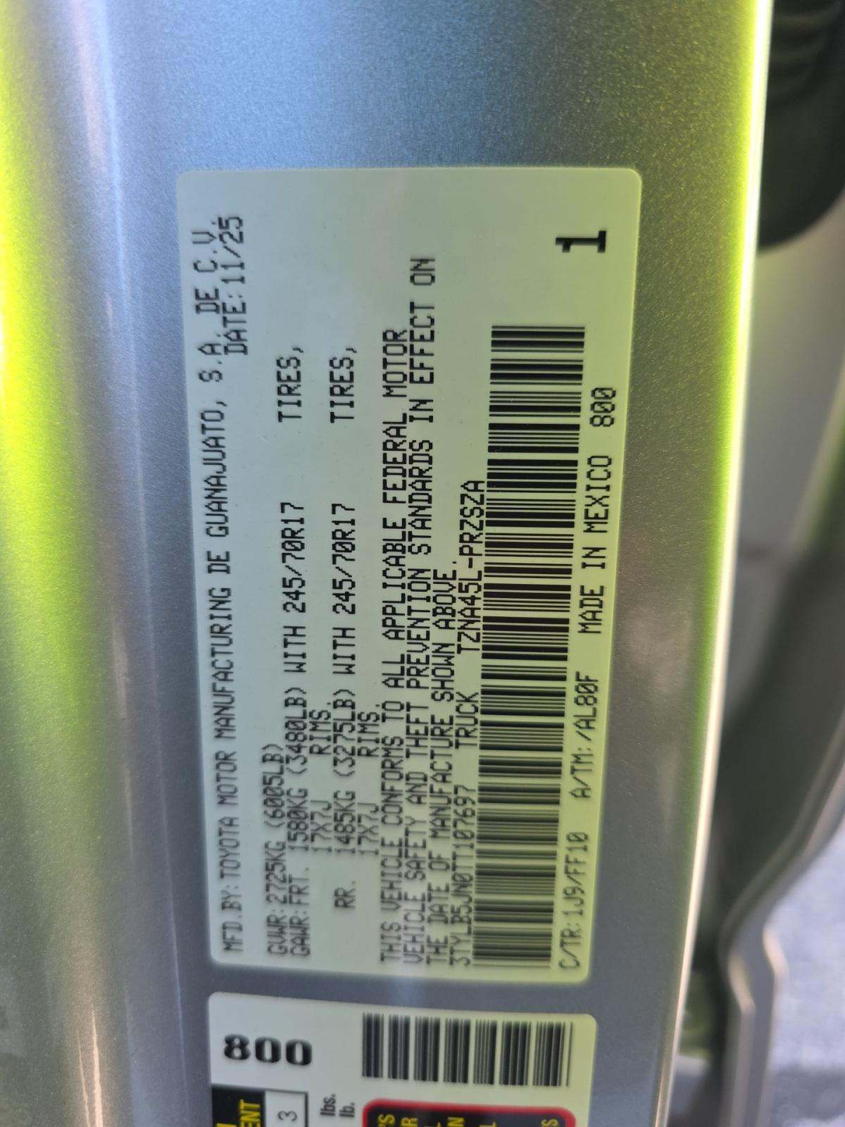 2026 Toyota Tacoma SR5 AWD