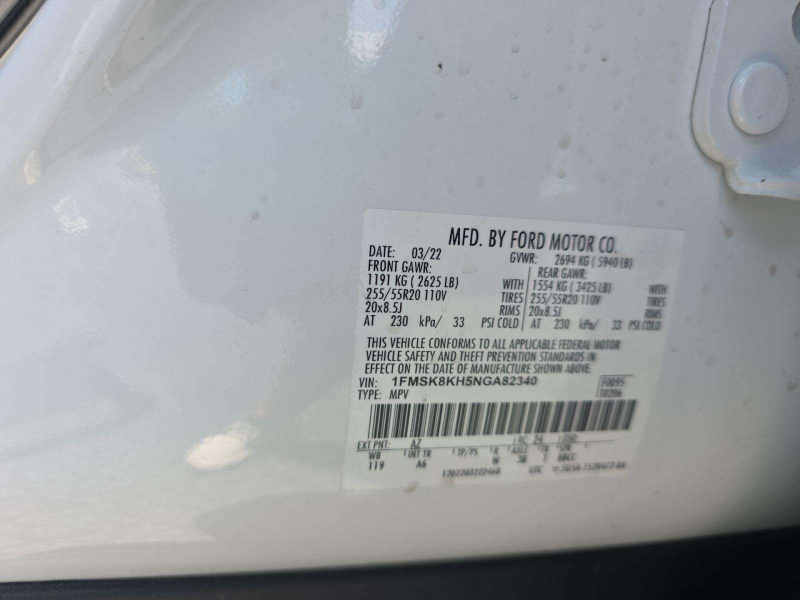 2022 Ford Explorer ST-Line AWD