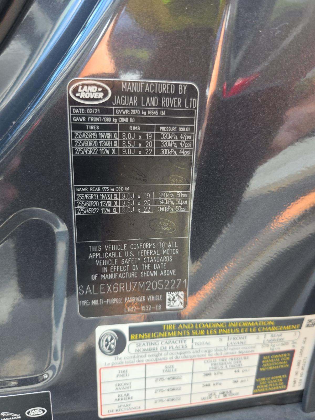 2021 Land Rover Defender 90 X AWD