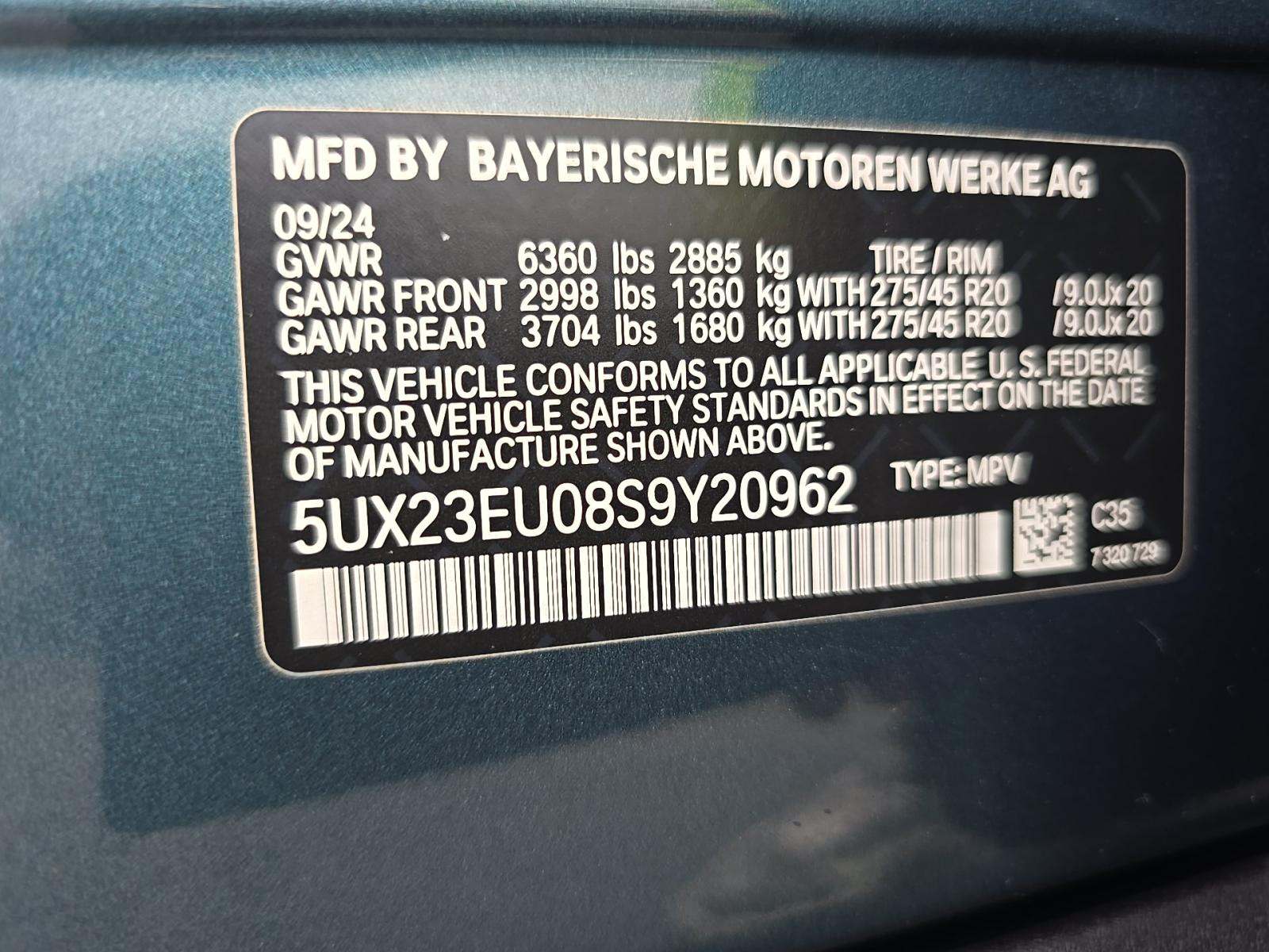 2025 BMW X5 xDrive40i AWD