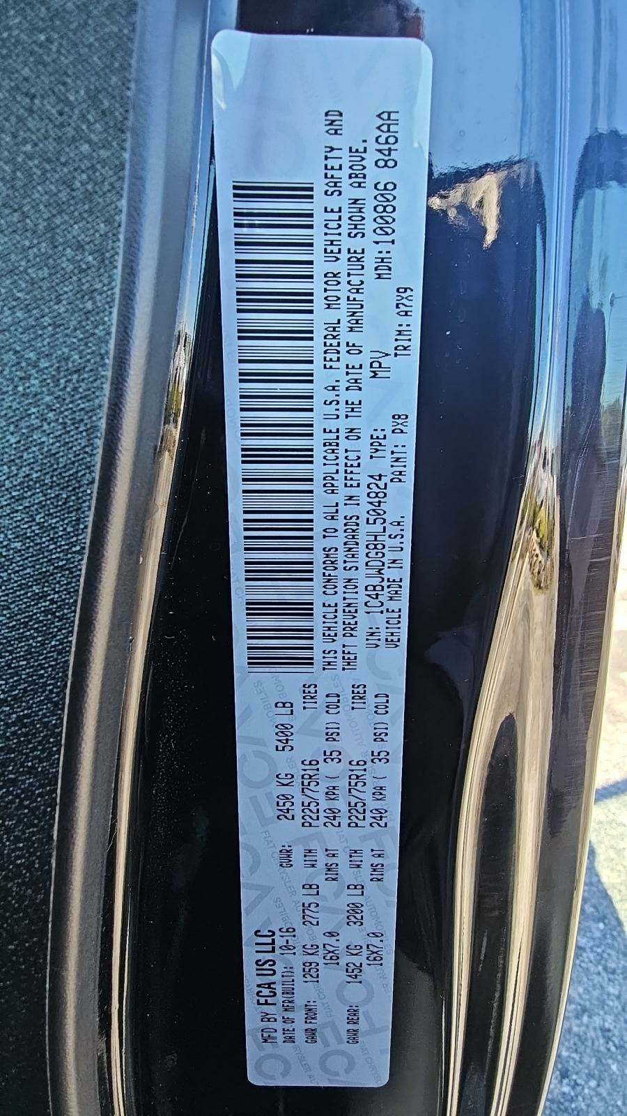 2017 Jeep Wrangler Unlimited Sport AWD