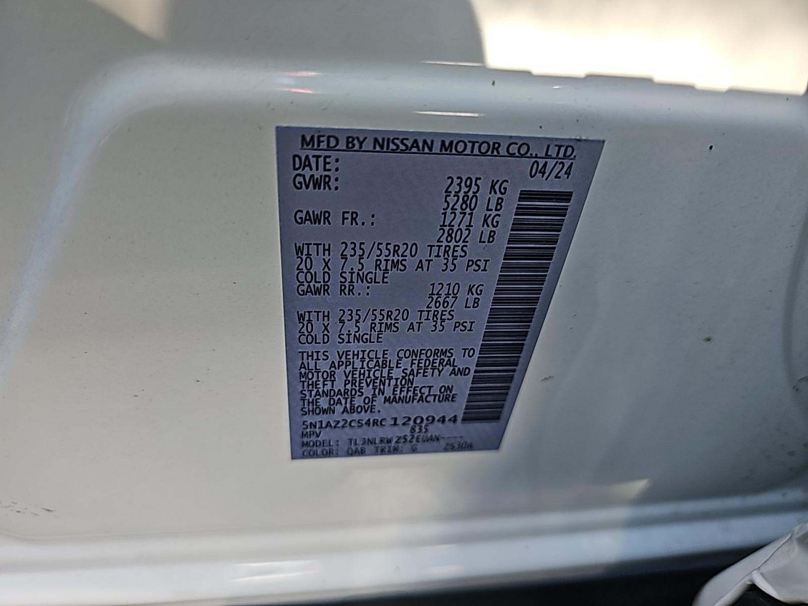 2024 Nissan Murano SL AWD