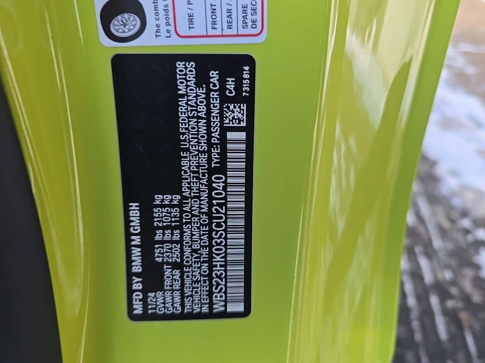 2025 BMW M4 Competition RWD