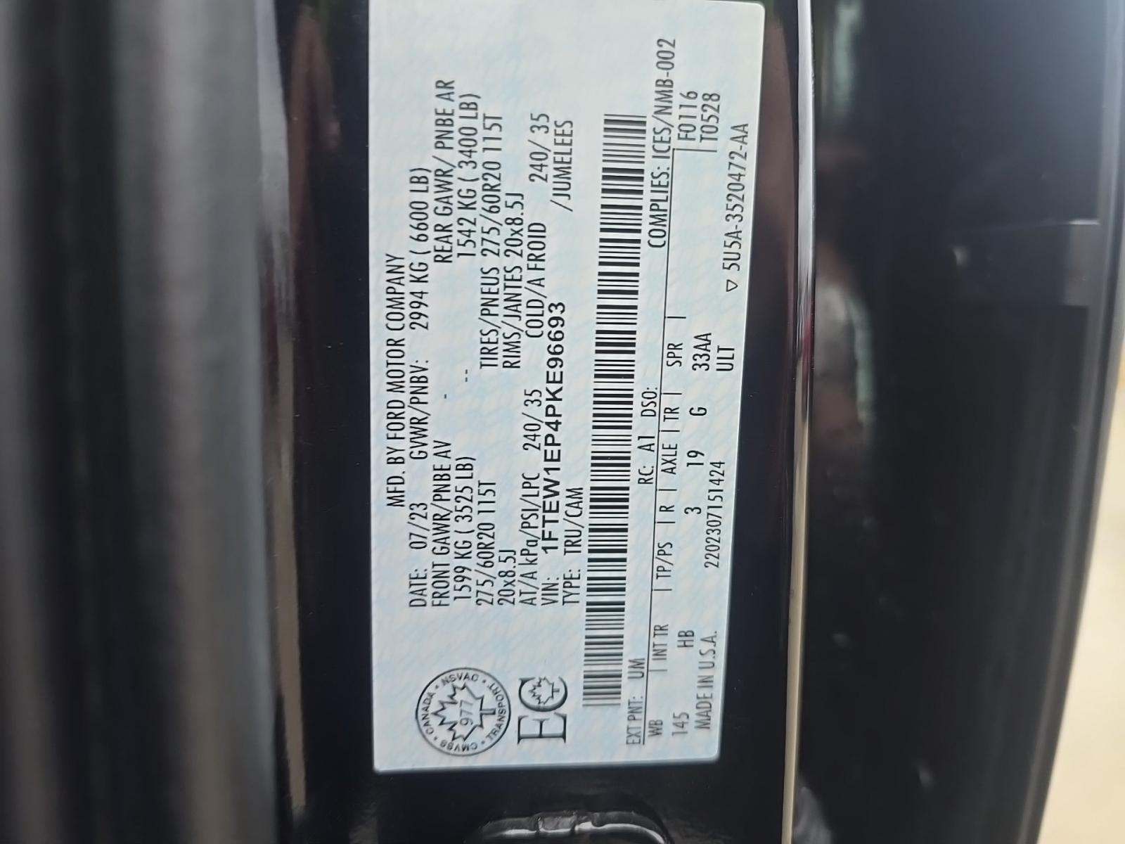 2023 Ford F-150 Lariat AWD