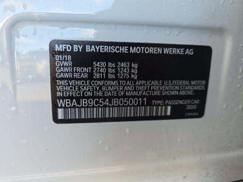 2018 BMW 5 Series M550i xDrive AWD