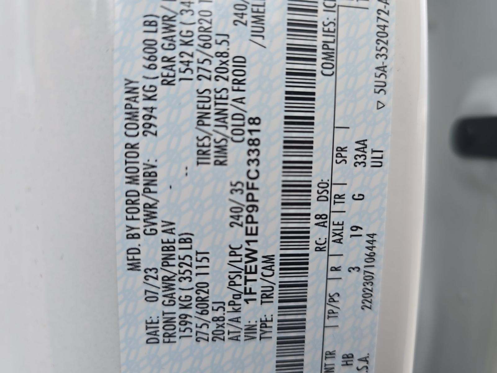 2023 Ford F-150 Lariat AWD