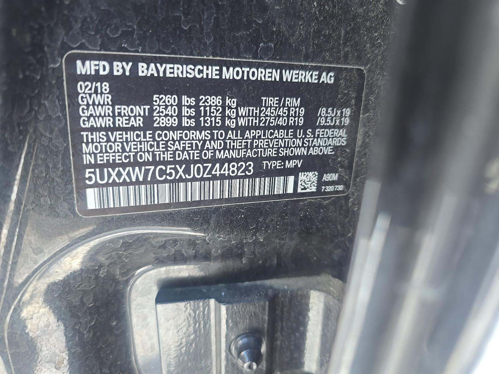 2018 BMW X4 M40i AWD