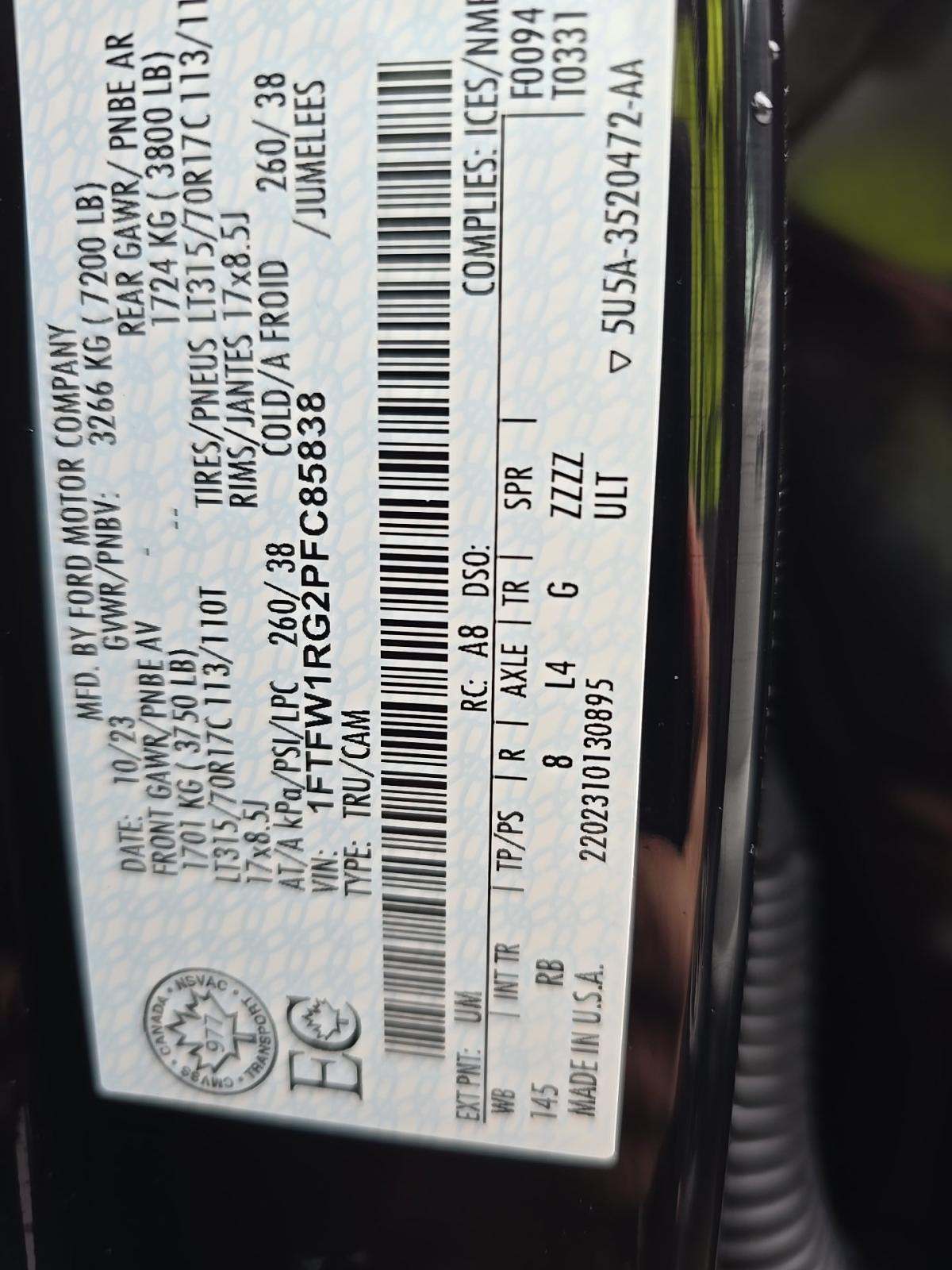 2023 Ford F-150 Raptor AWD