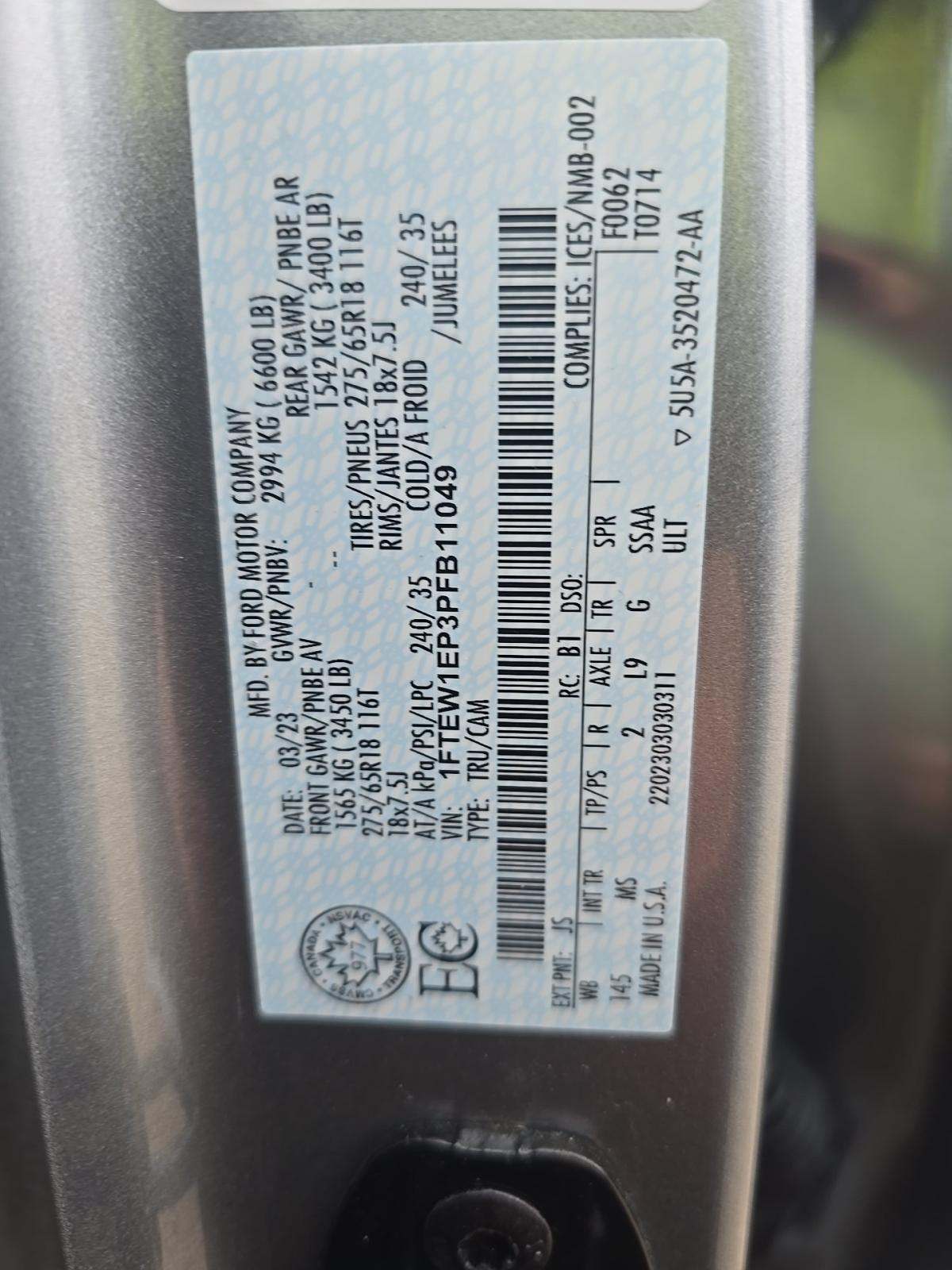 2023 Ford F-150 XLT AWD