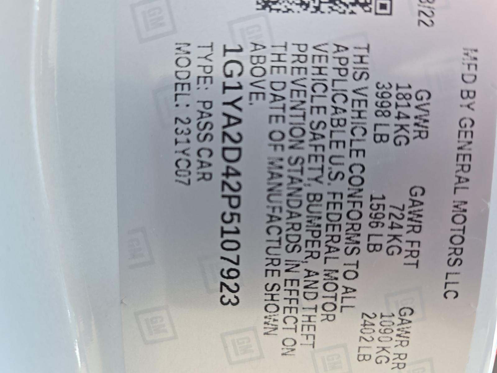 2023 Chevrolet Corvette Stingray RWD