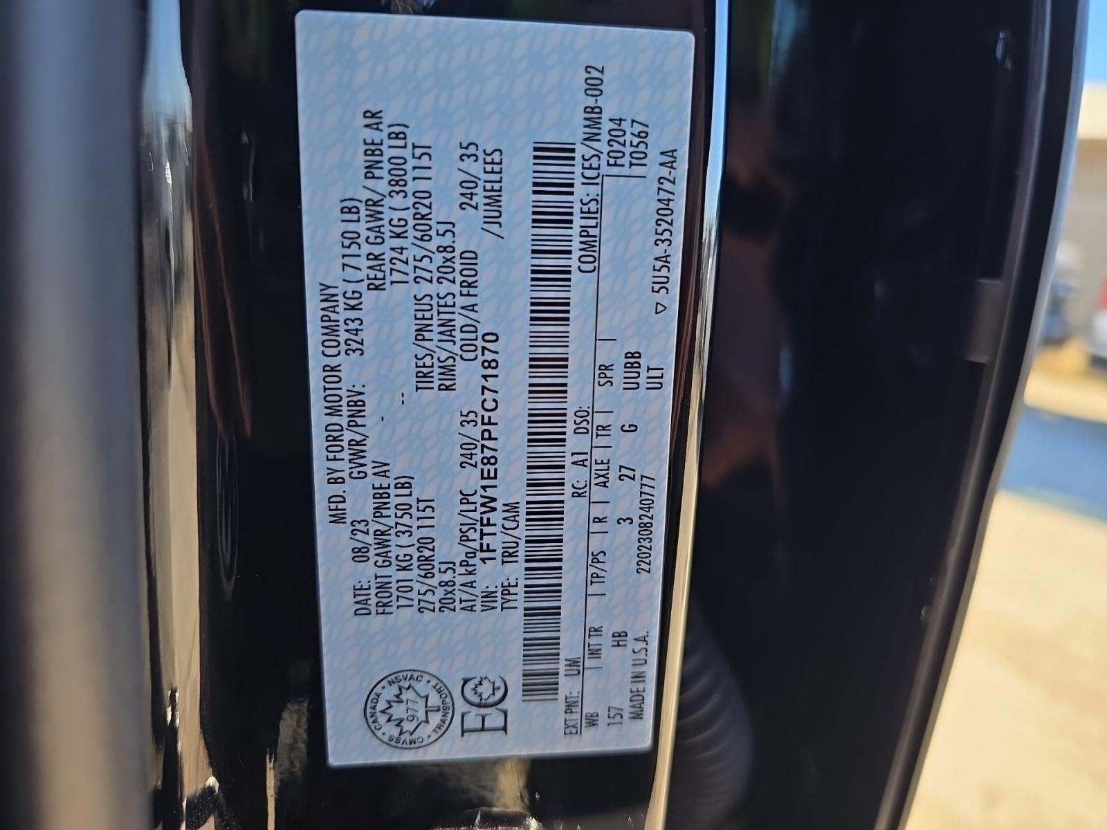 2023 Ford F-150 Lariat AWD