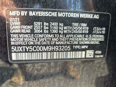 2021 BMW X3 xDrive30i AWD