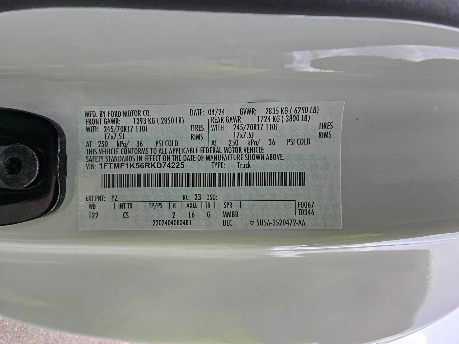 2024 Ford F-150 XL RWD