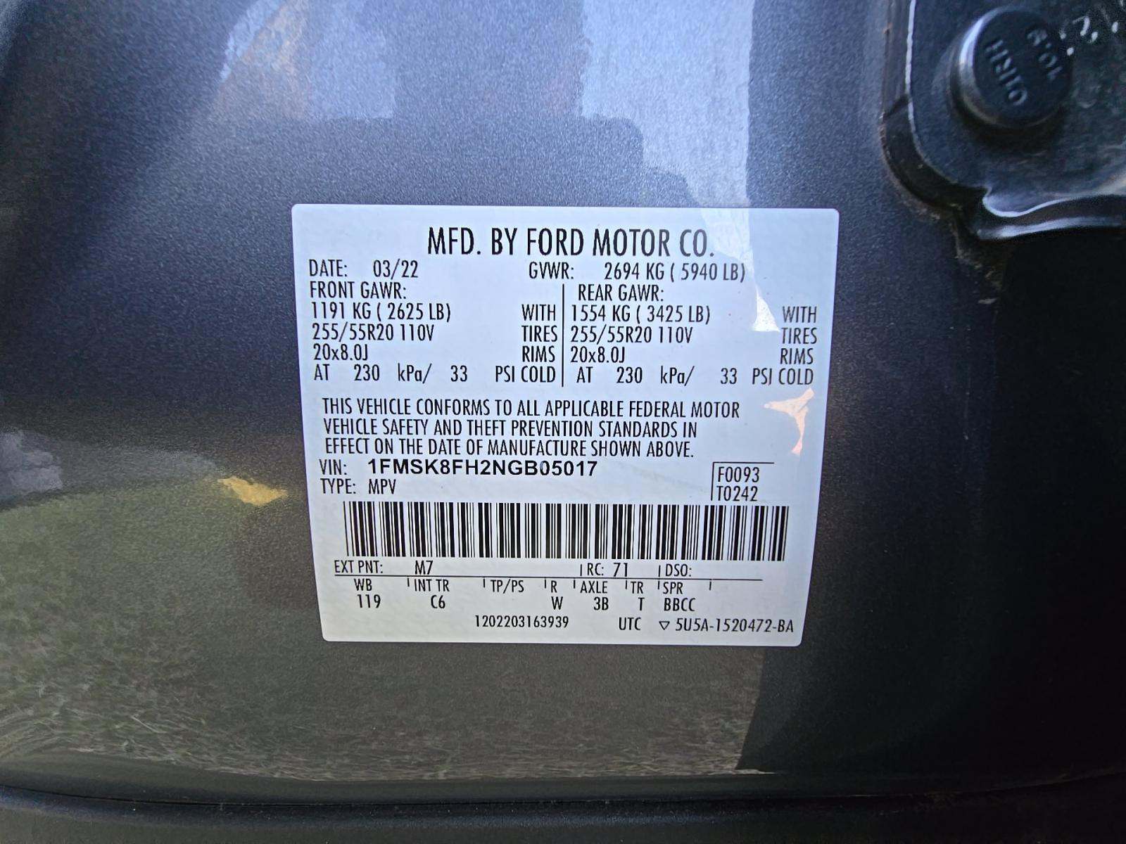 2022 Ford Explorer Limited AWD