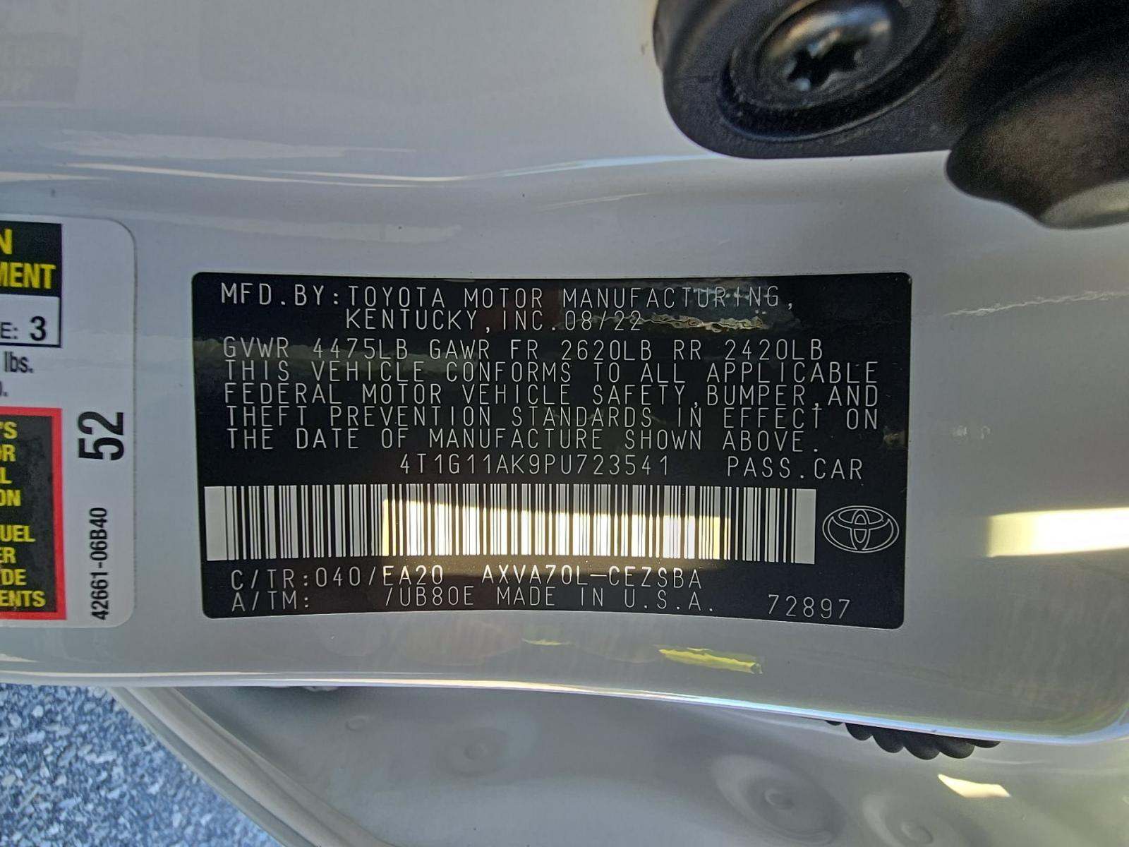 2023 Toyota Camry SE FWD