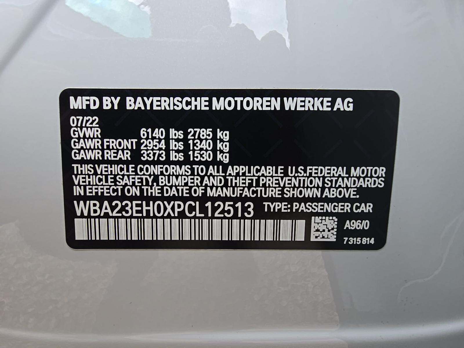 2023 BMW 7 Series 740i RWD