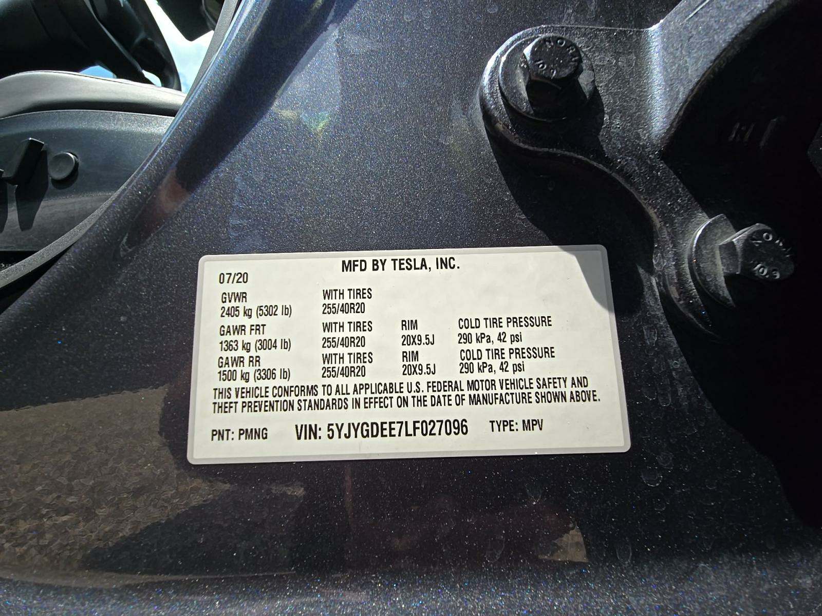 2020 Tesla Model Y Long Range AWD