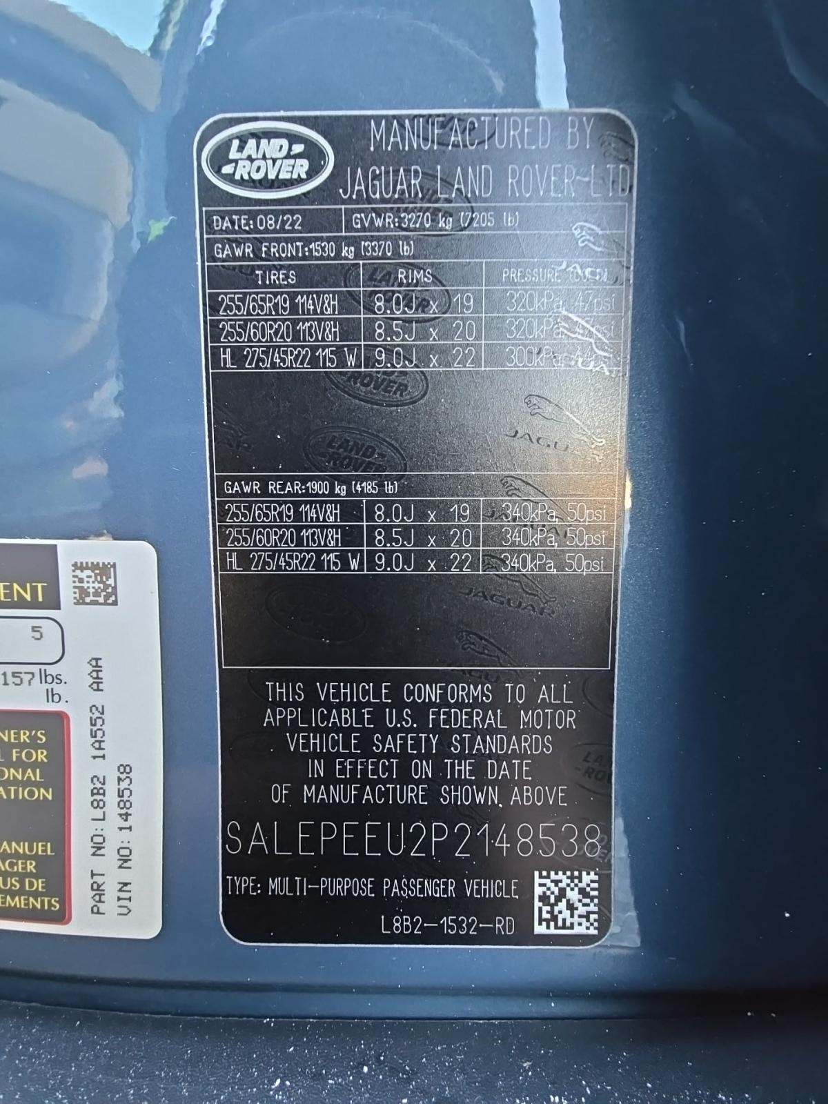 2023 Land Rover Defender 110 SE AWD