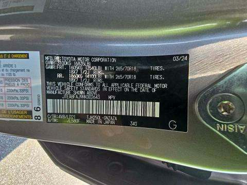 2024 Toyota Land Cruiser First Edition AWD