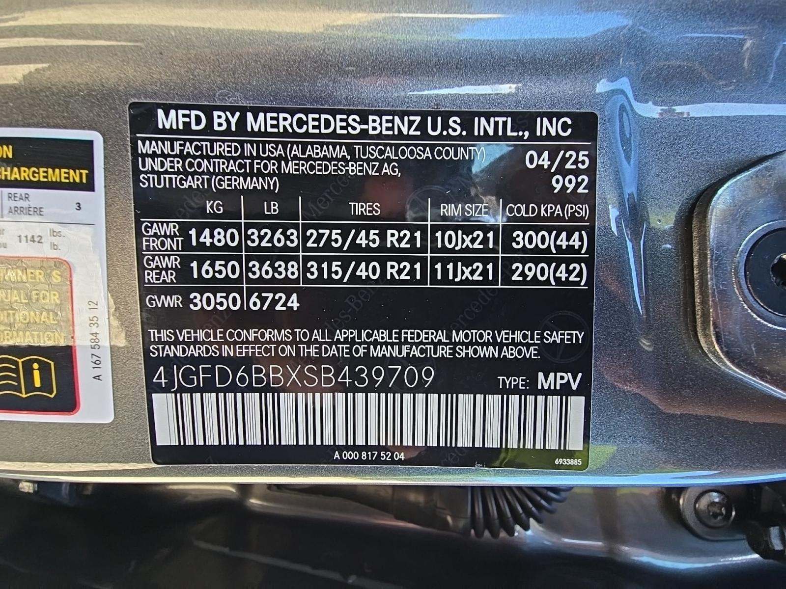 2025 Mercedes-Benz GLE AMG GLE 53 AWD