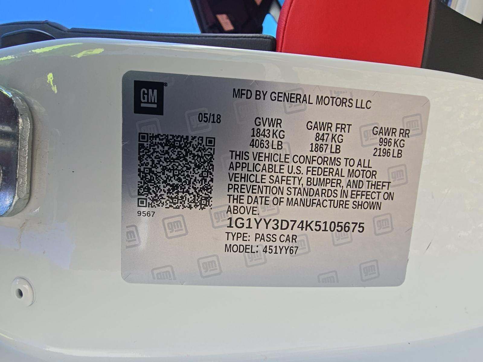 2019 Chevrolet Corvette Grand Sport RWD