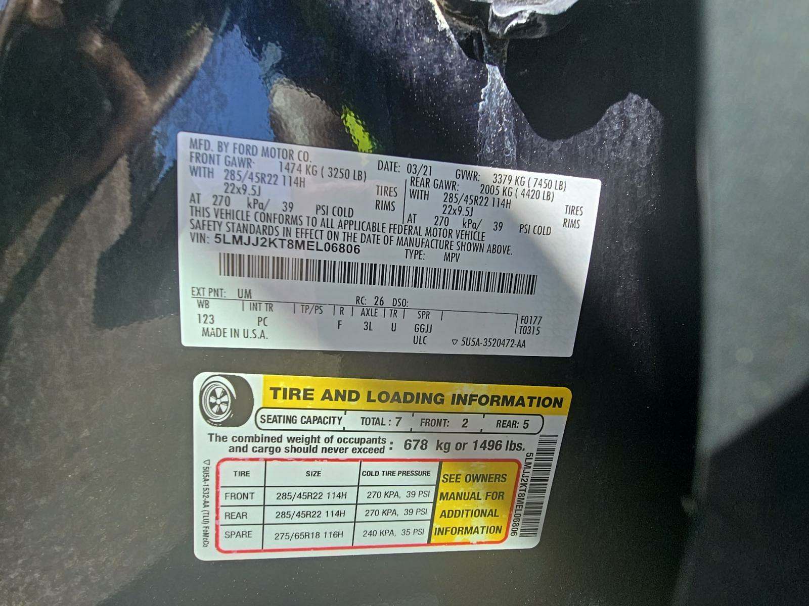 2021 Lincoln Navigator Reserve RWD